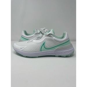 Size 12 Nike Infinity Pro 2 Mens Spikeless Golf Shoes White Green DJ5593-100